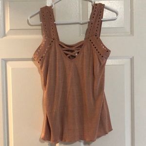 Maurices Pink Tank Top Size M